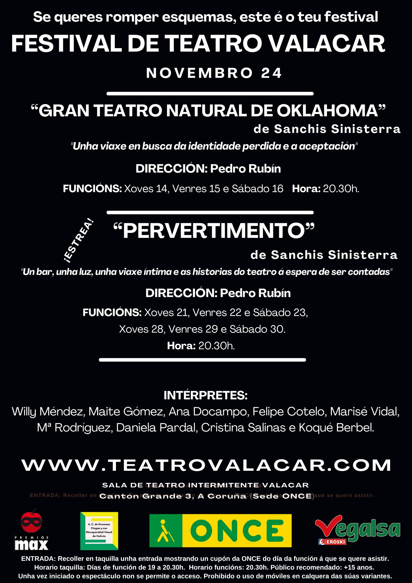 Festival Teatro Valacar. Dirección Pedro Rubín